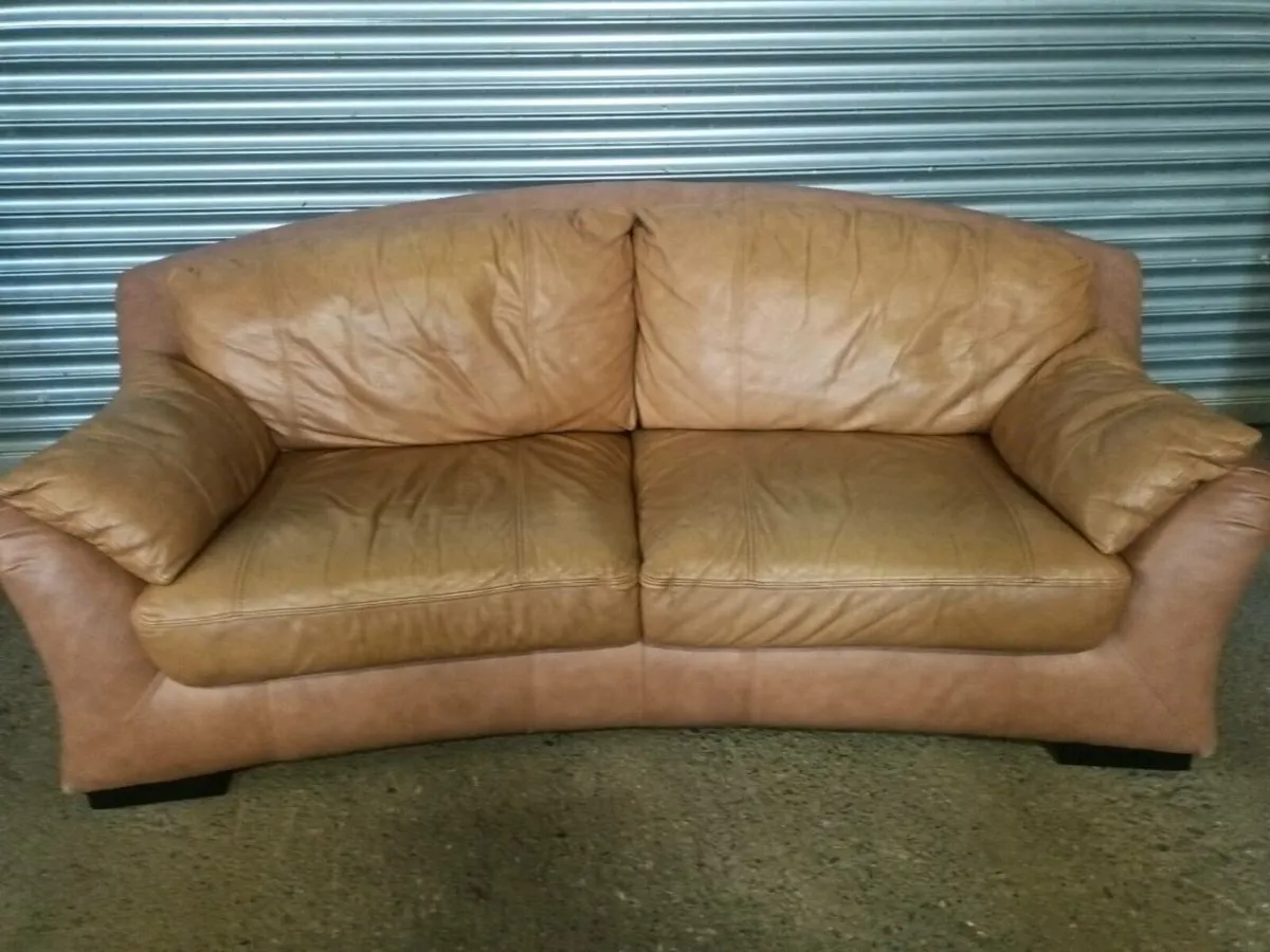 Leather Sofa - Image 2