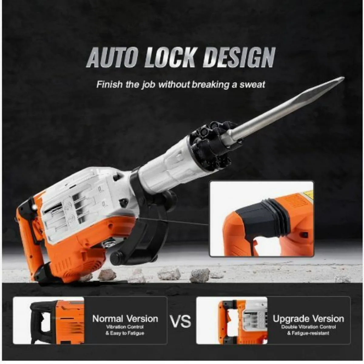 Demolition Jack Hammer Concrete Breaker 3500W - Image 3