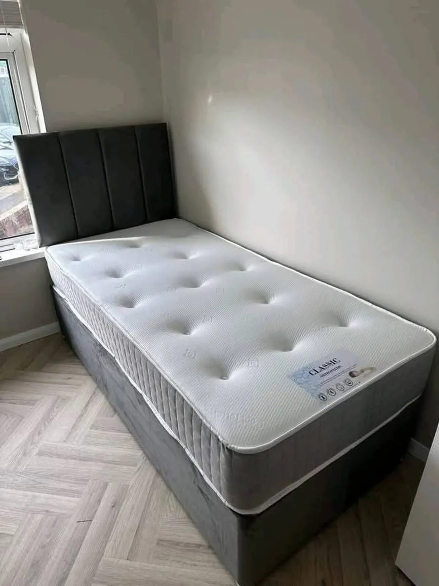 New Double Divan Beds With Mattresses - Image 2