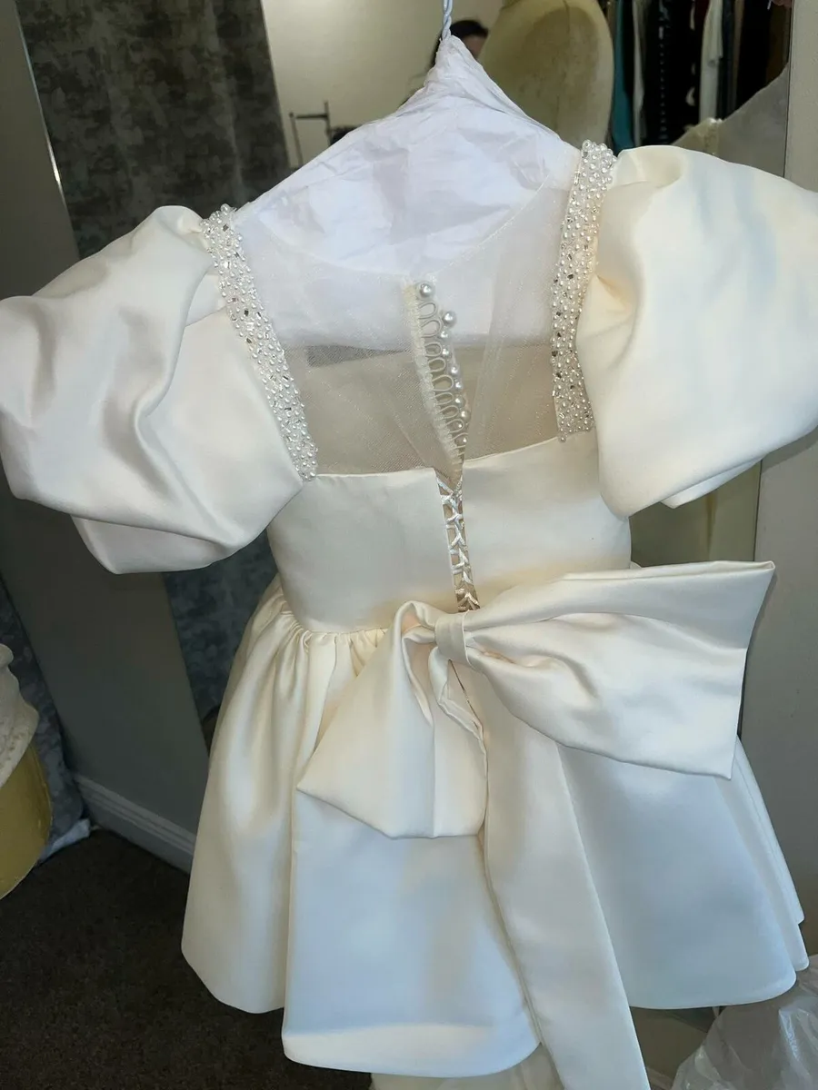 Wedding bridesmaid best woman. Flower girl dress - Image 3