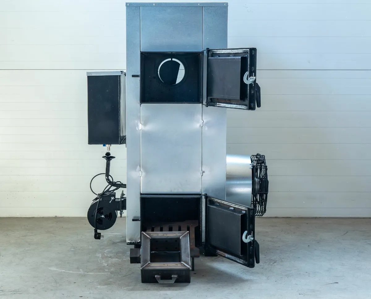 NG30 kw air heater (up to 400 m2) forusedoil+wood - Image 1