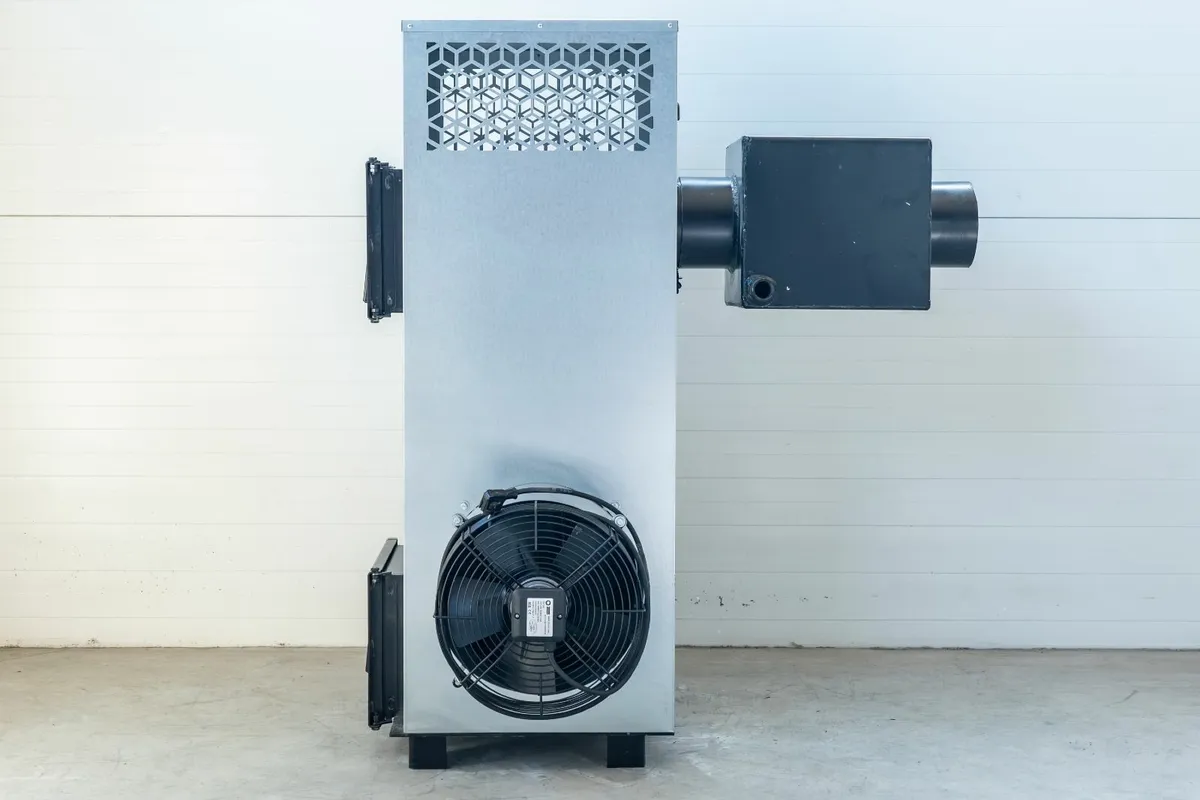 NG30 kw air heater (up to 400 m2) forusedoil+wood - Image 2