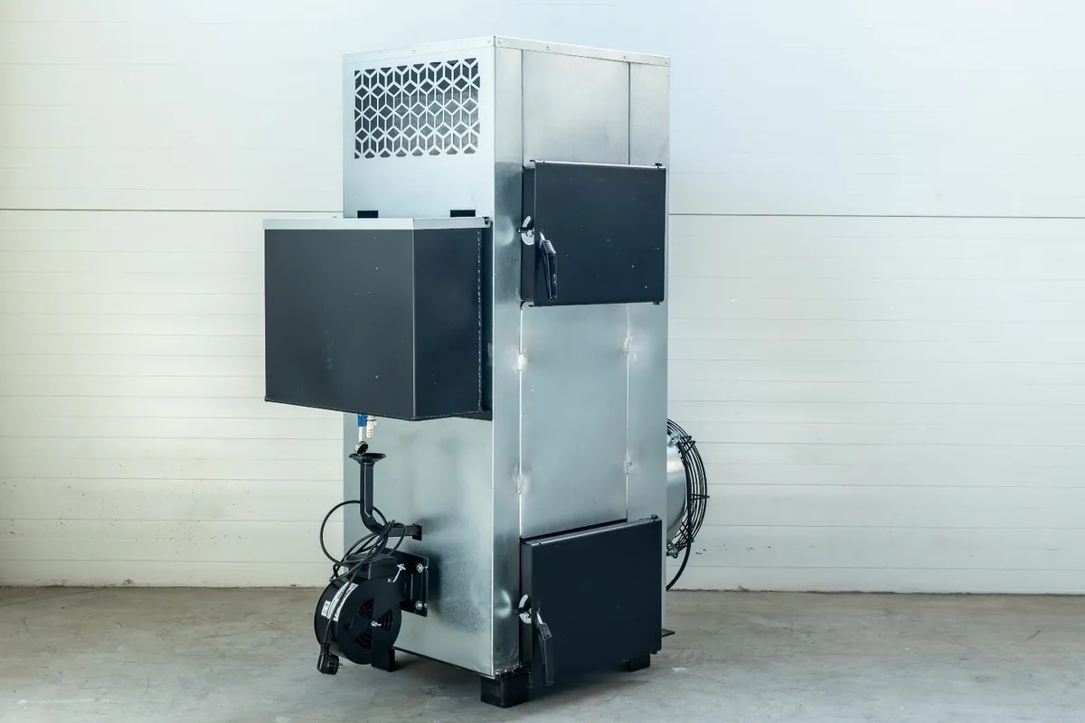 NG30 kw air heater (up to 400 m2) forusedoil+wood - Image 3
