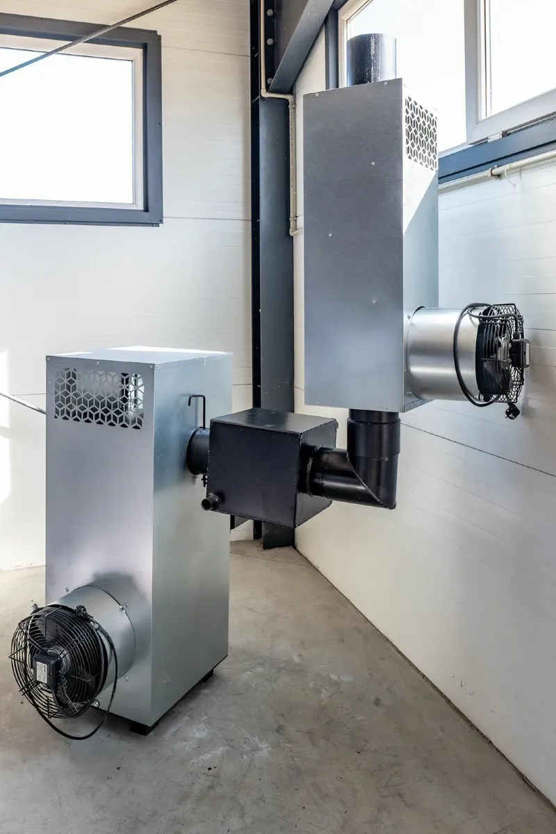 NG30 kw air heater (up to 400 m2) forusedoil+wood - Image 4