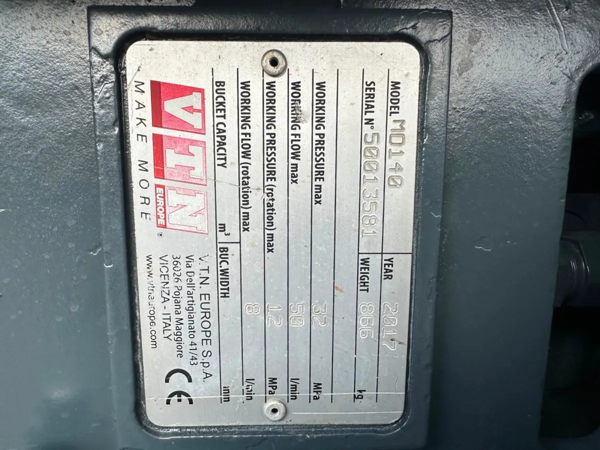 2017 VTN MD140 SELECTOR GRAB ...80MM ...175W - Image 2