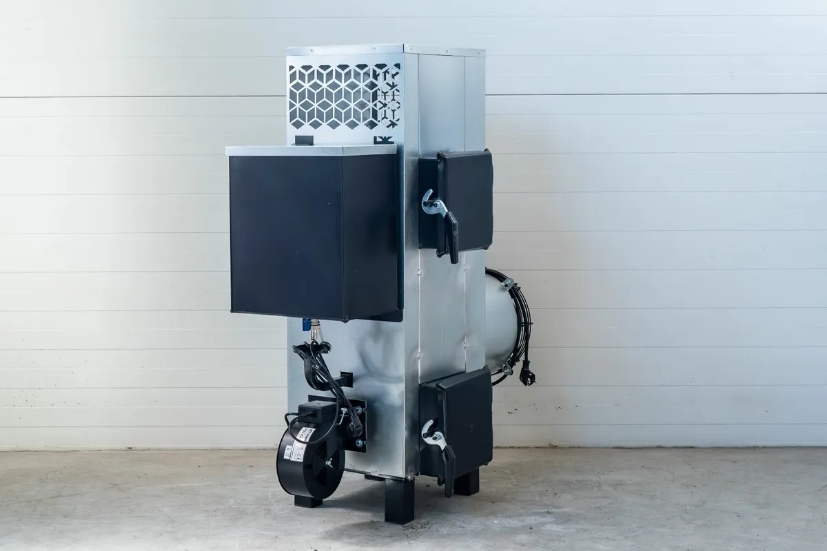 NG20 kw air heater (up to 100 m2) forusedoil+wood - Image 3