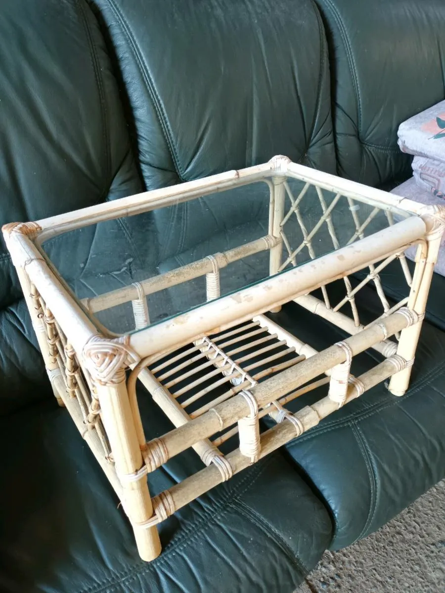 Wicker Coffee Table - Image 1