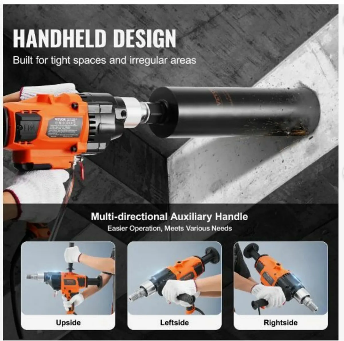 Core Drill Machine 0.8-7.1in Dia 2600W - Image 2