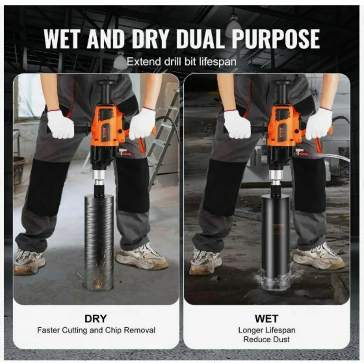 Core Drill Machine 0.8-7.1in Dia 2600W - Image 3