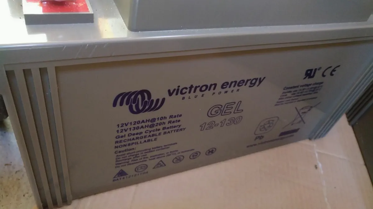 Victron 12 130 Ah Deep cycle Gel Battery - Image 1