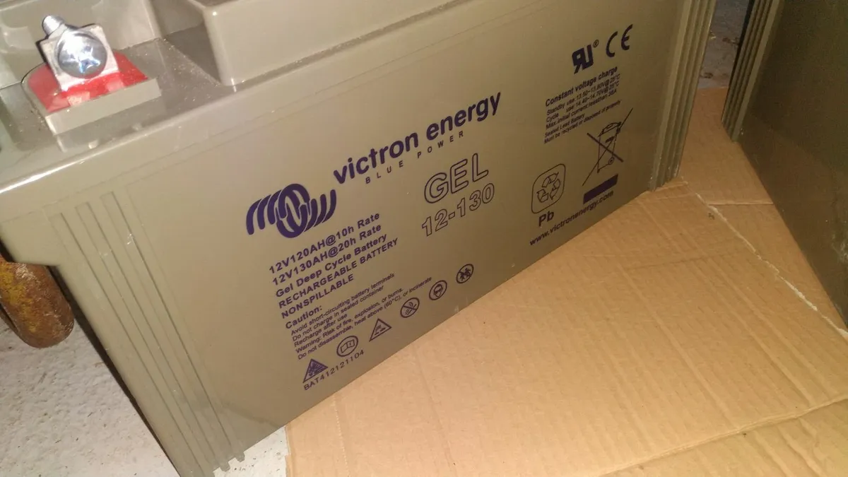 Victron 12 130 Ah Deep cycle Gel Battery - Image 3