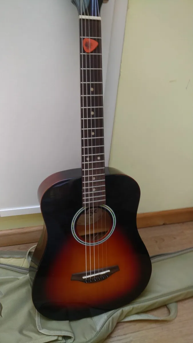 Kids guitar with the case - Image 1