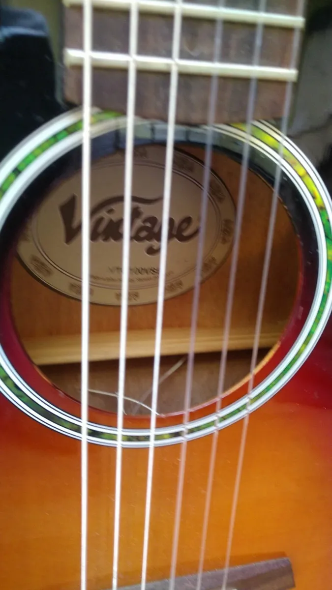 Kids guitar with the case - Image 2