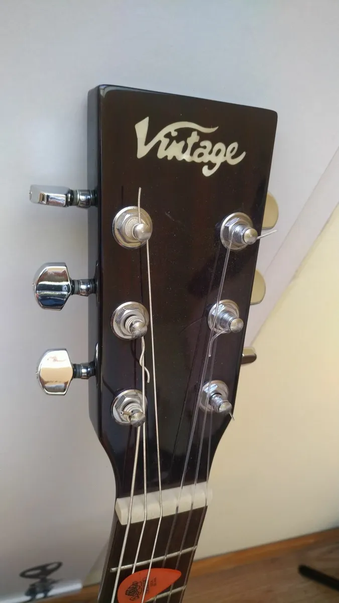 Kids guitar with the case - Image 4
