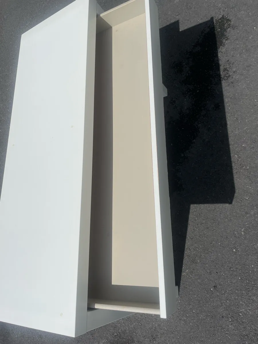Dressing table white 120x41 cm - Image 2
