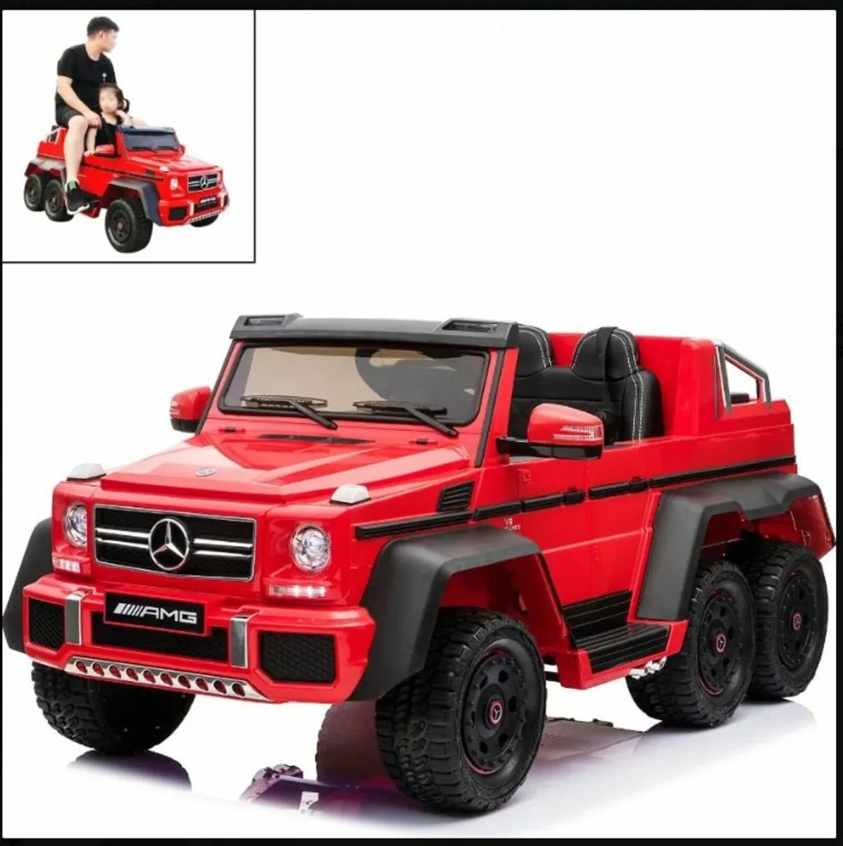 Mercedes G63 Electric Ride on Car 6×6 Jeep with Re