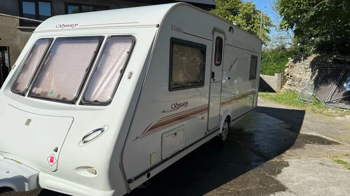 FANTASTIC FIX BED 4 BERTH ELDDIS ODYSSEY CARAVAN. - Image 3