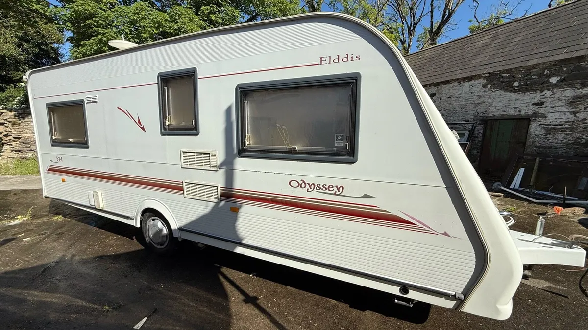 FANTASTIC FIX BED 4 BERTH ELDDIS ODYSSEY CARAVAN. - Image 4