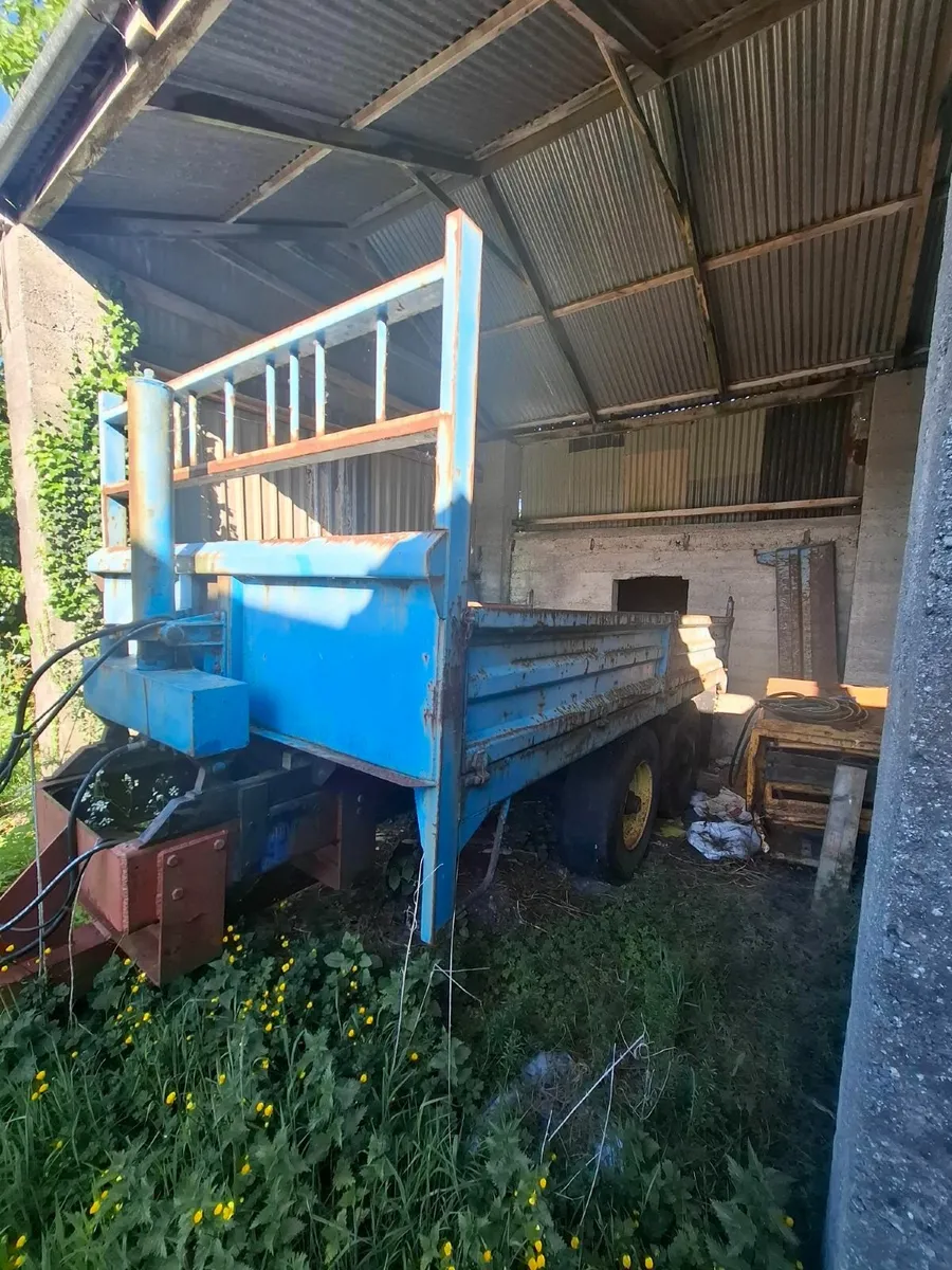 Trailer Tipper 16 ft by 8ft Steel with Dropsides - Image 2