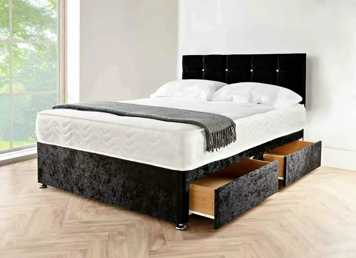 New King Beds With Mattresses - Image 4