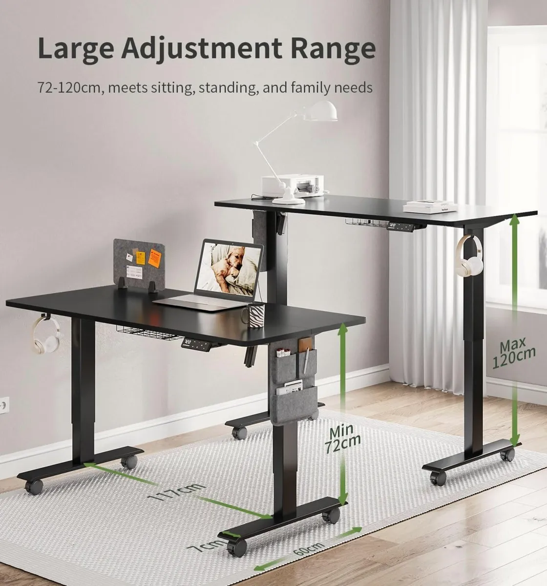 Sit Stand Stand Up Table 140 * 70cm - Image 2