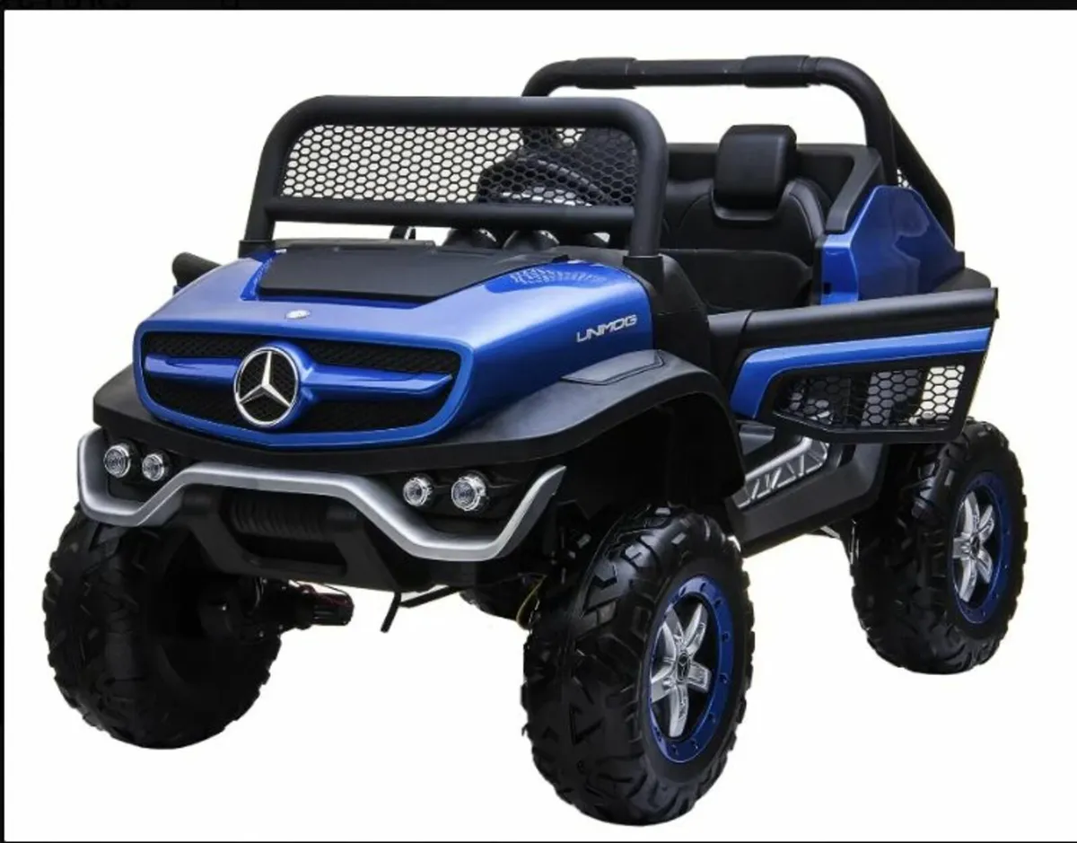 Mercedes Benz UniMog UTV/ATV Buggy – 24V 4WD Blue