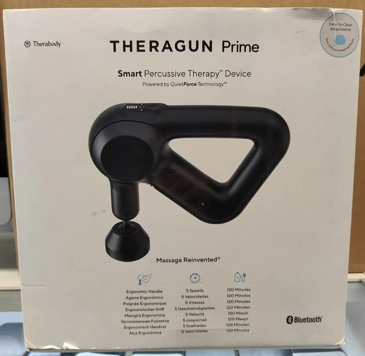 Theragun Prime Handheld Percussive Massage Device Sports Fitness Gym Black (Used) - Image 2
