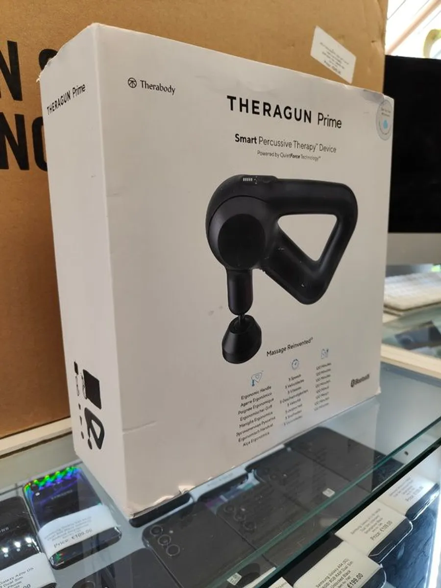 Theragun Prime Handheld Percussive Massage Device Sports Fitness Gym Black (Used) - Image 3