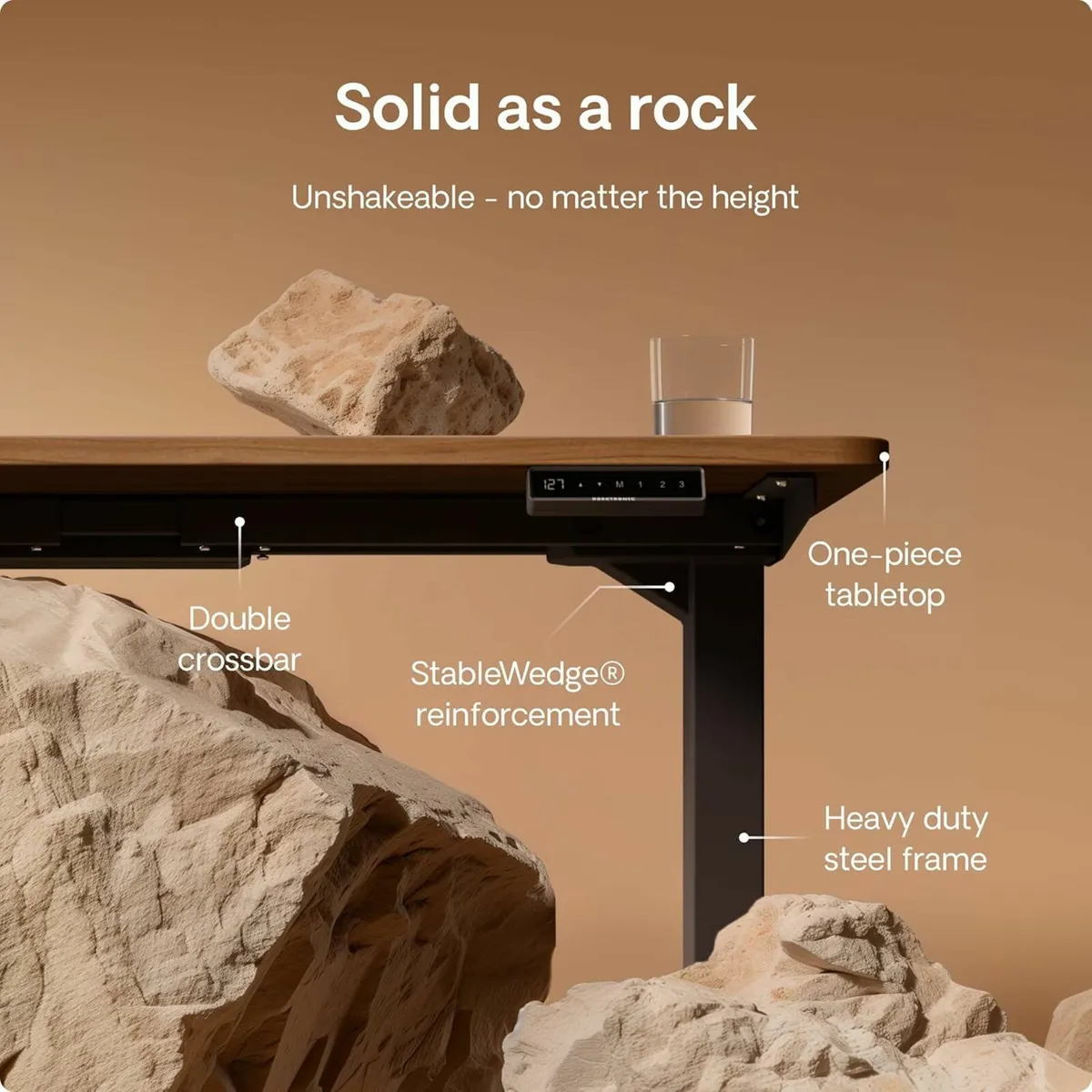 Standing Desk – 160 x 80 cm Height Adjustable - Image 3