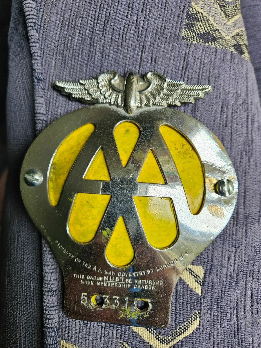 Vintage AA Badge.