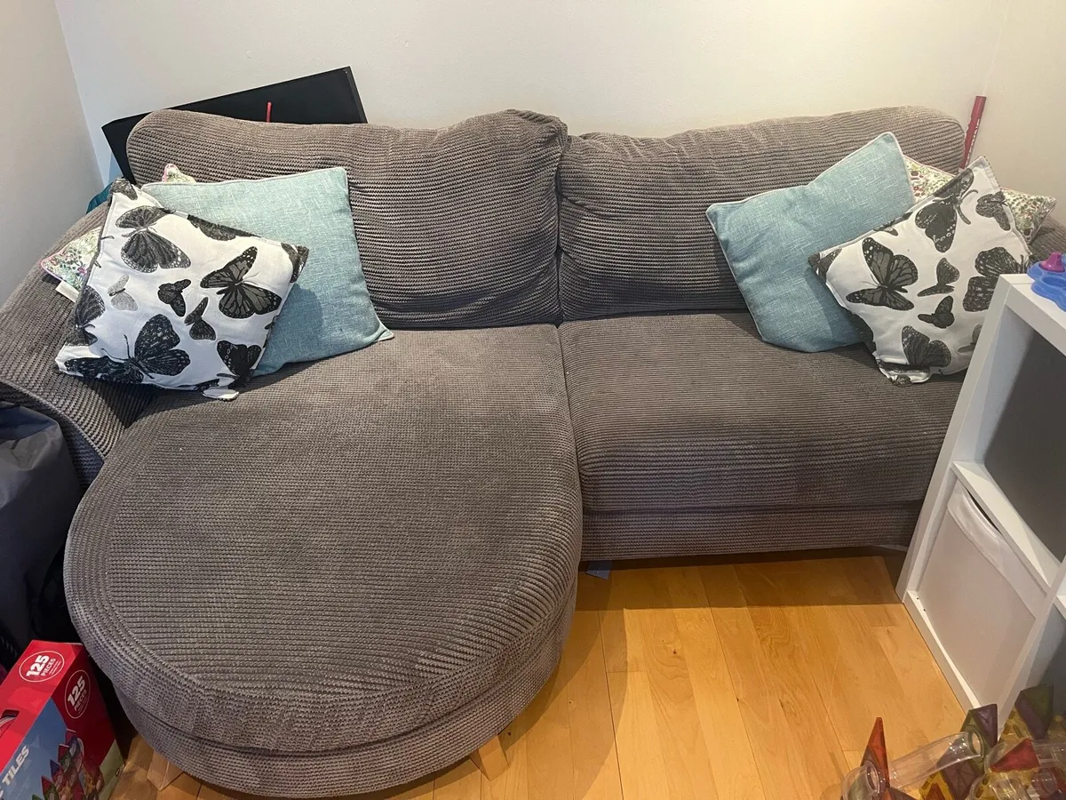 Grey DFS sofa - Image 1