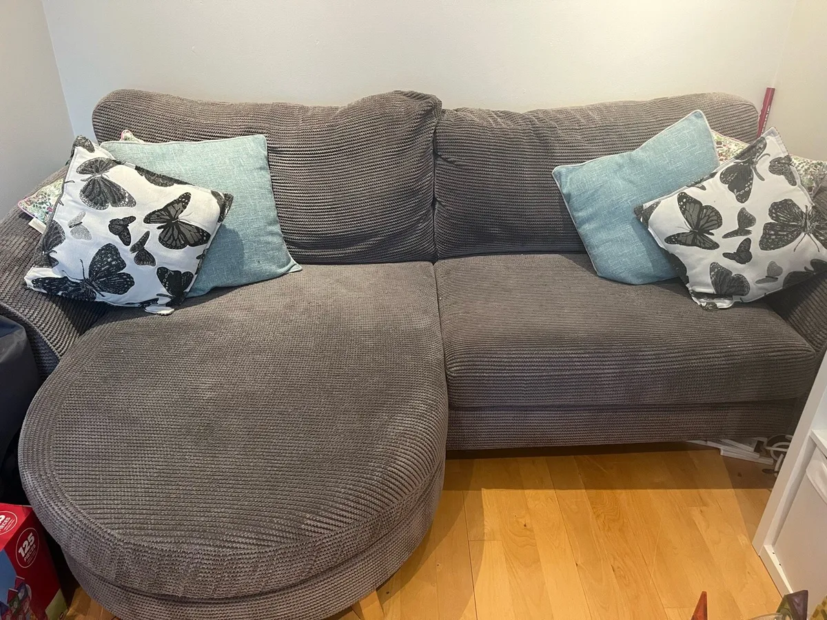 Grey DFS sofa - Image 2