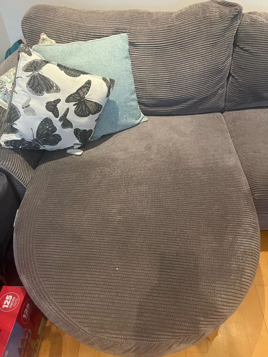 Grey DFS sofa - Image 3