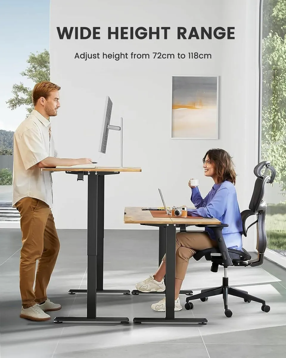 Electric Standing Desk 120 x 60cm - Image 2