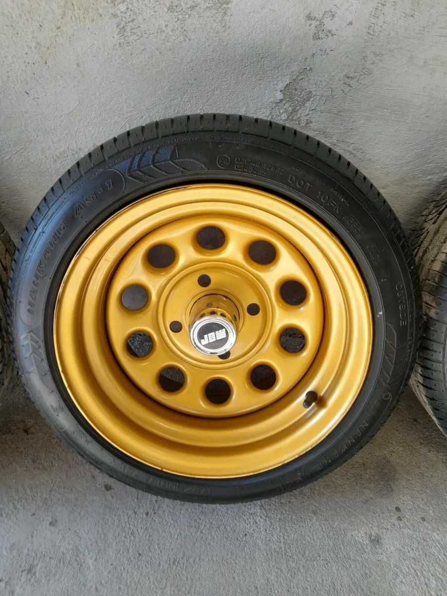 13" Dished 4×108 alloys - Image 1