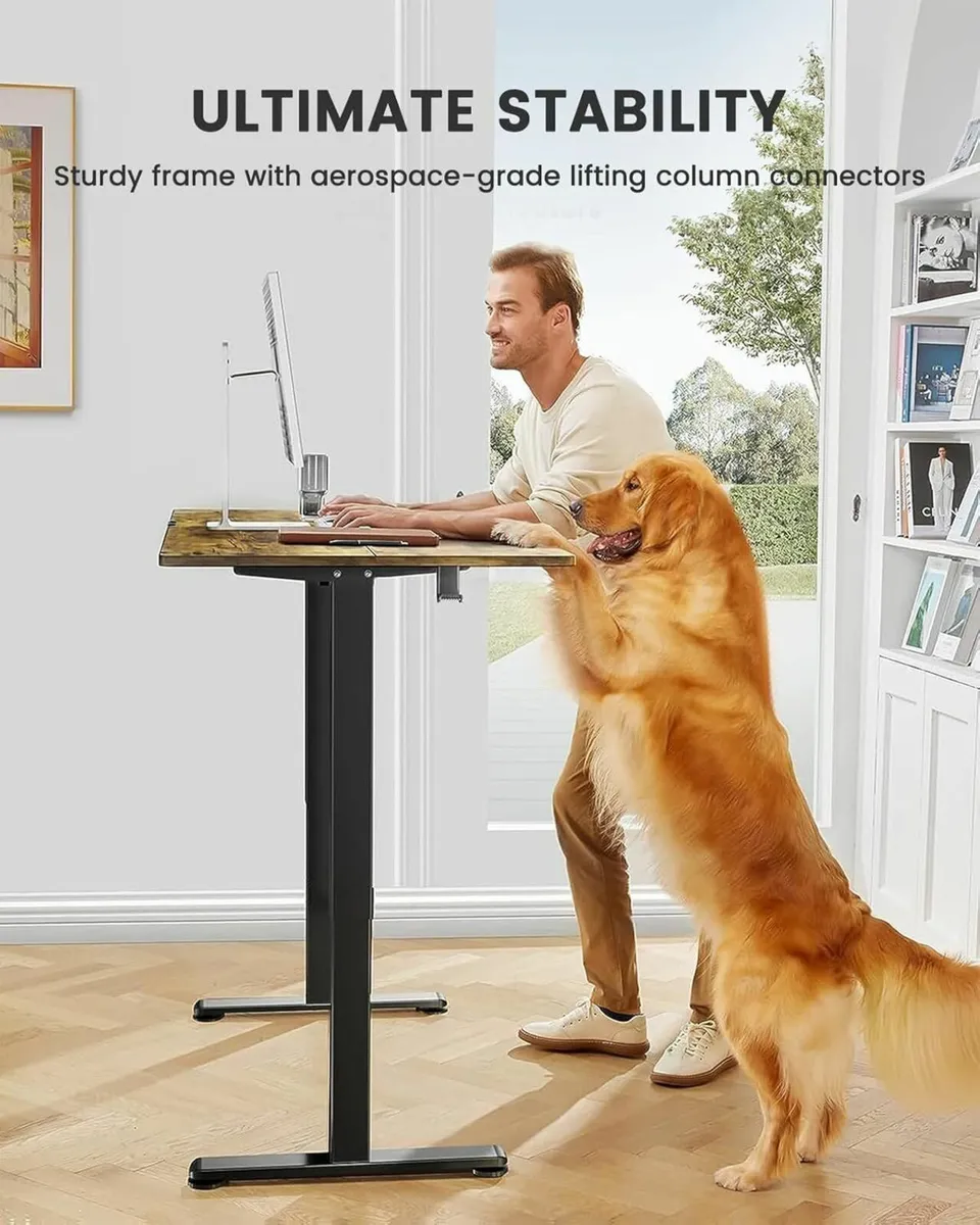 Electric Standing Desk 120 x 60cm - Image 4