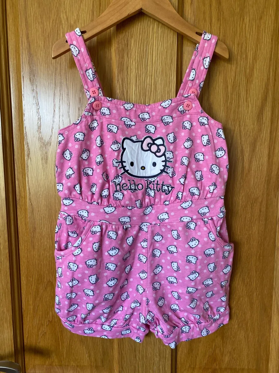 Sanrio Girl’s Hello Kitty Pink  Summer Playsuit - Image 1