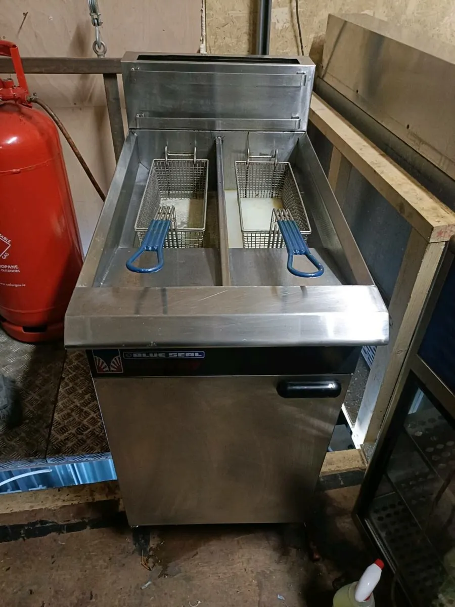 Blue Seal twin tank fryer - Image 2