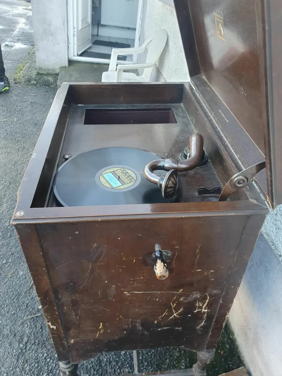 Very old antique music player read add - Image 4