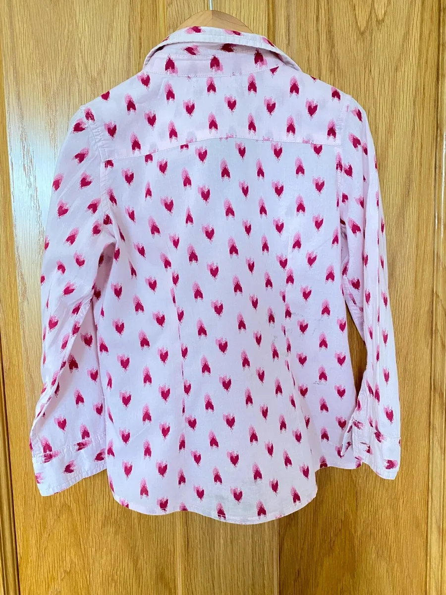 GAP Kids Girl’s Pink Hearts 🩷 Cotton Shirt - Image 2