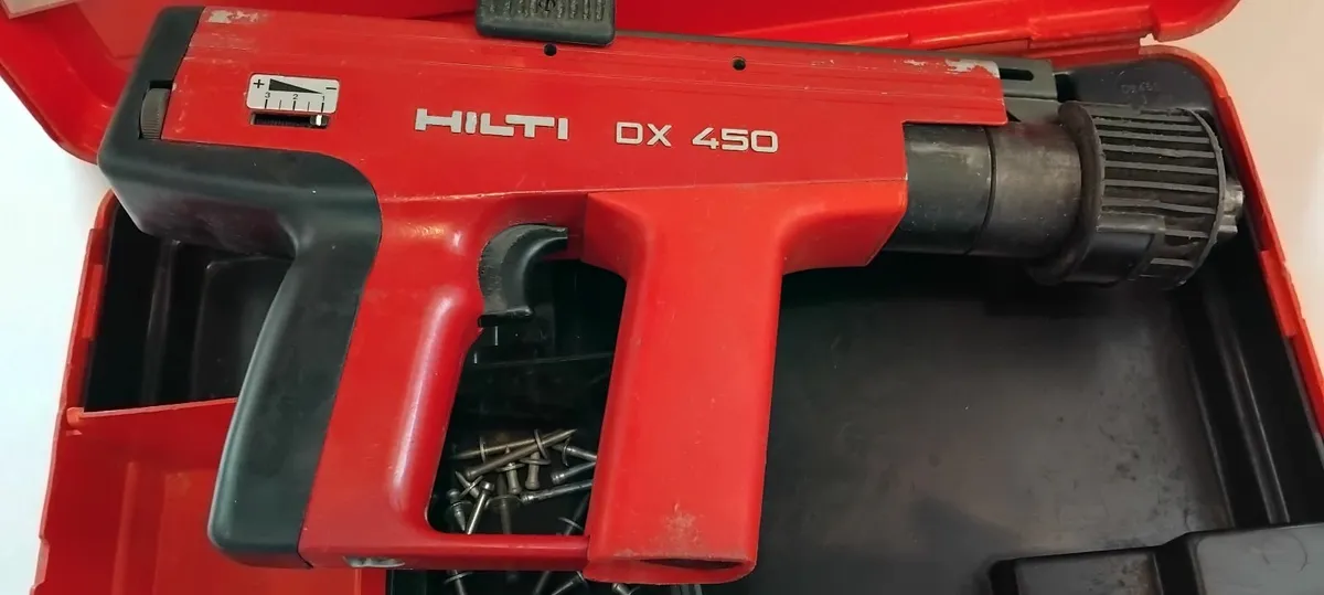 Hilti DX450 Powder Actuated Nail Gun "Serviced" - Image 3