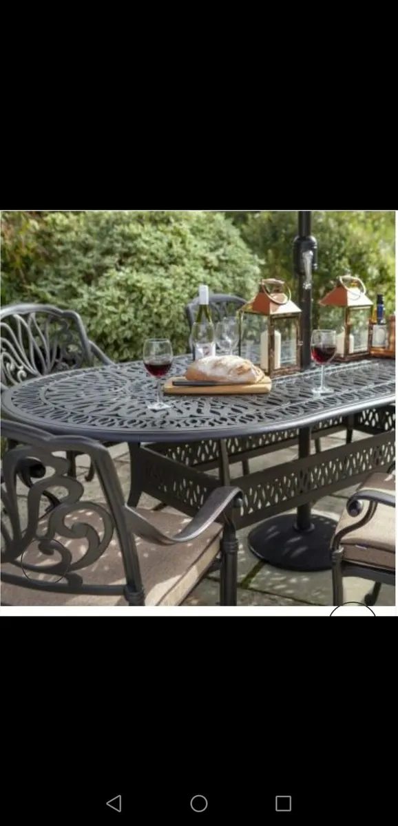 Brand New Hartman Bronze Cast Aluminium  6 Seater - Image 2