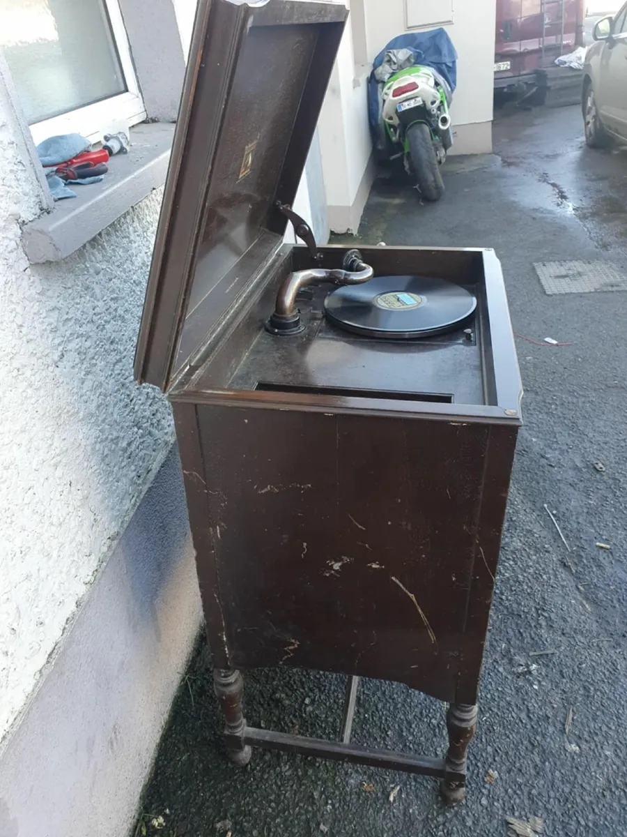 Very old antique music player read add - Image 4