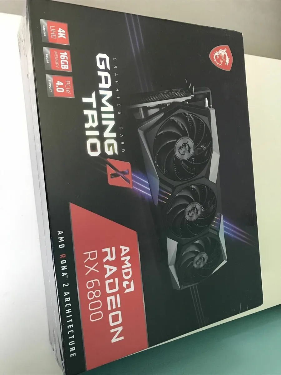 MSI RX 6800 XT Gaming X Trio 16GB Excellent Condit - Image 1