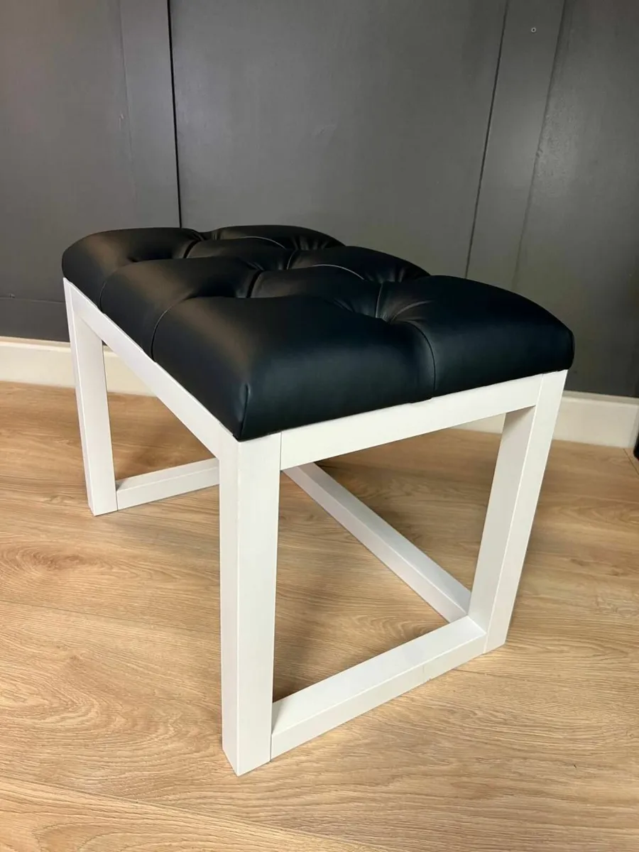 Wooden-Framed Bench 60x40cm - Image 1