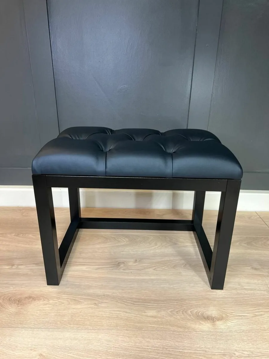 Wooden-Framed Bench 60x40cm - Image 3