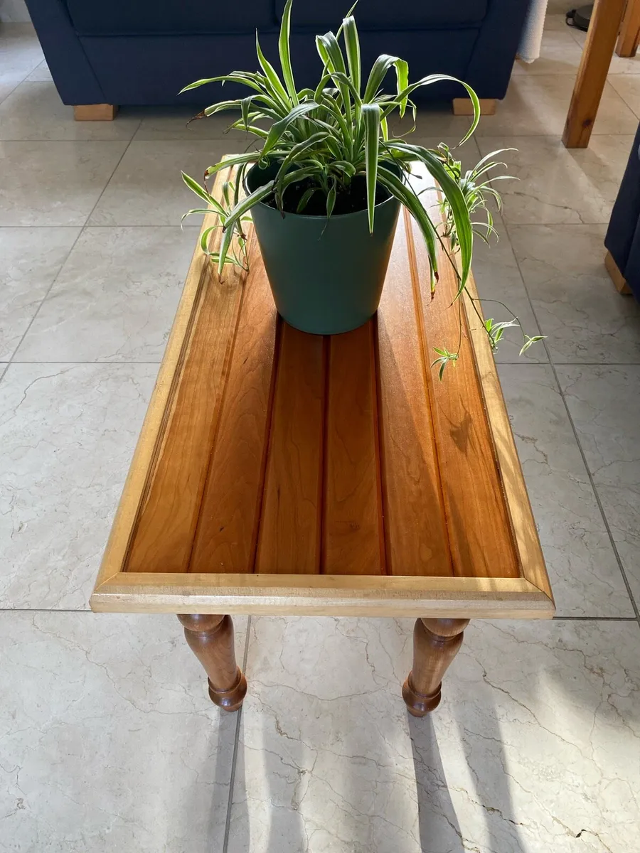 Coffee table - maple & cherry wood - Image 1