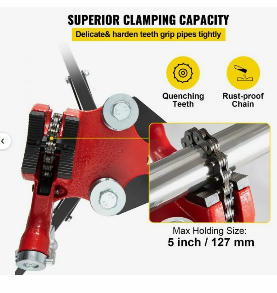 Tripod Pipe Chain Vise - Image 3