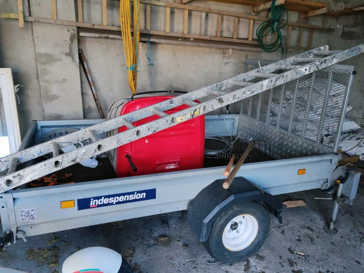 Indespension 8x5 single axle trailer - Image 1