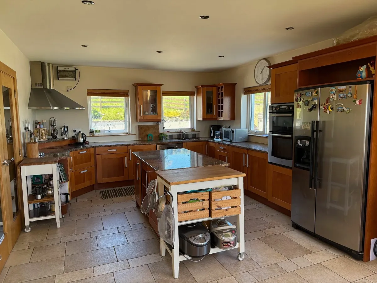 Cherry Wood Kitchen with Granite Worktops - Image 1